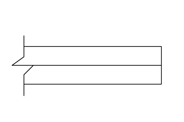 Ilustração de corte vivo ruptura de vidros
