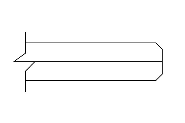 Ilustração de filetadas ruptura de vidros